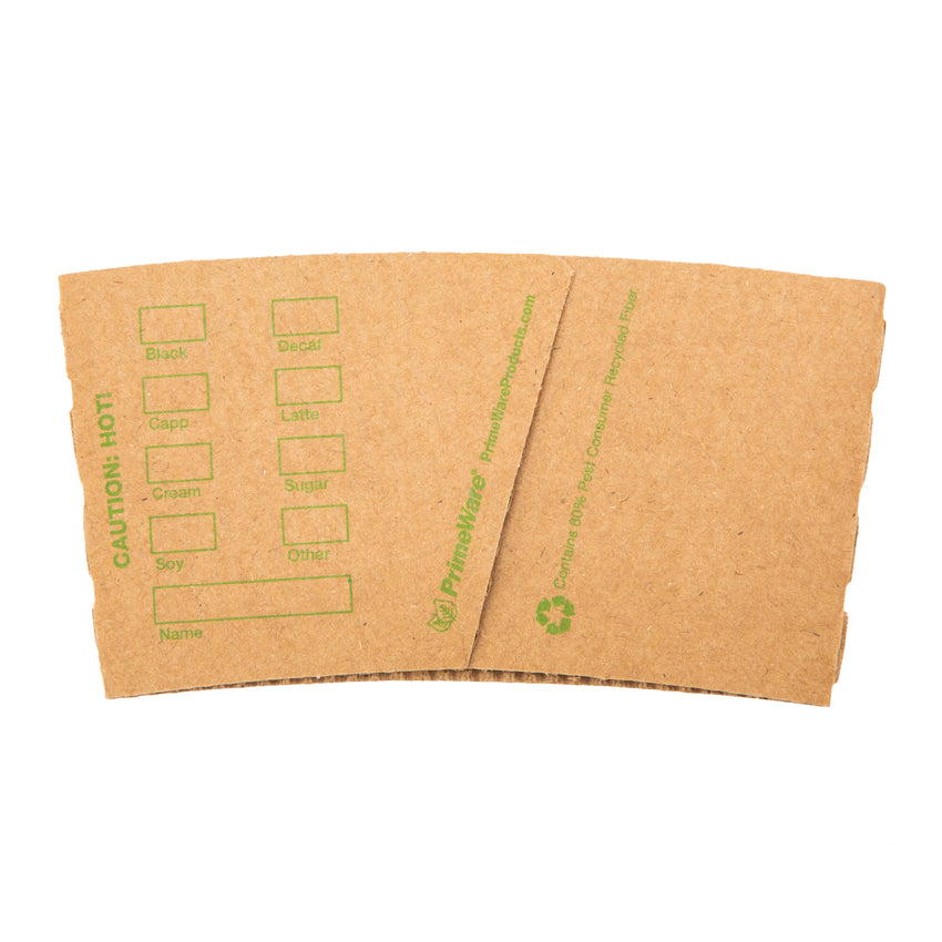 Kraft Hot Cup Sleeve Back