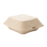 Deep Medium PLA Lined Hinged Lid NPFA Containers 7.875" x 8" x 3.19"