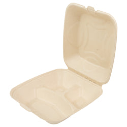 Deep Medium 3-section Hinged Lid NPFA Containers 7.875