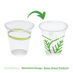 12 oz. Clear PLA Compostable Cup