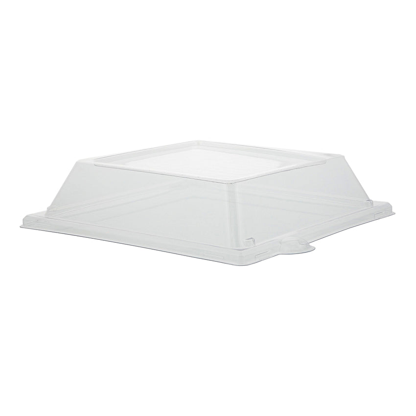 PET Lid for 8" Square Plates, Case of 500