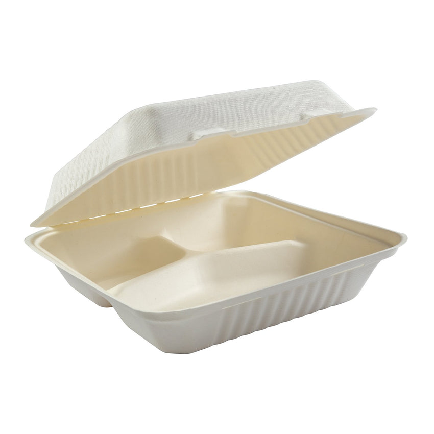 Disposable Food Service, Food Containers & Lids, Plastic Hinged Containers