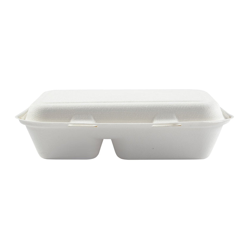 Primeware Small Molded Fiber Hinged Lid Containers, Case of 500