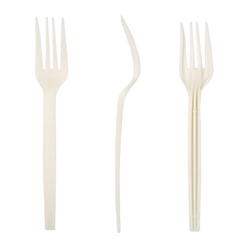 7" Plant Starch Forks, Case of 1,000