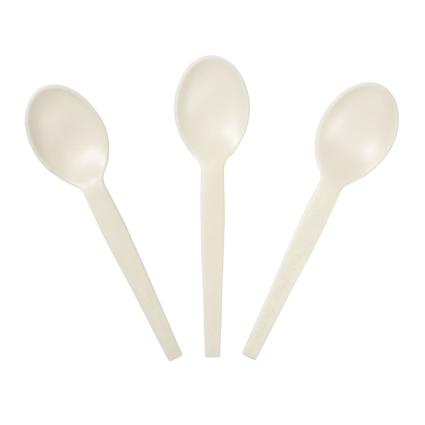 7" Plant Starch Soup Spoons