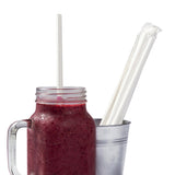 10.25" Giant Paper Wrapped Paper Straw in Smoothie