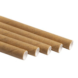 7.75" Jumbo Unwrapped Kraft Paper Straws