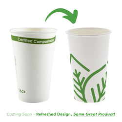 Choice 4 oz. White Poly Paper Hot Cup - 1000/Case